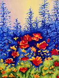 Poppies Acrylic Painting Original