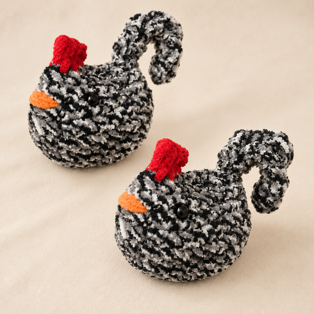 Rooster Crochet Plushie