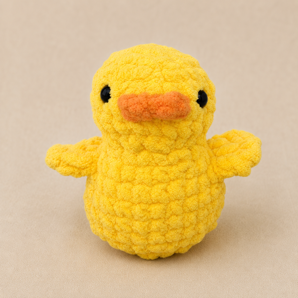 Yellow Duck Crochet Plushie