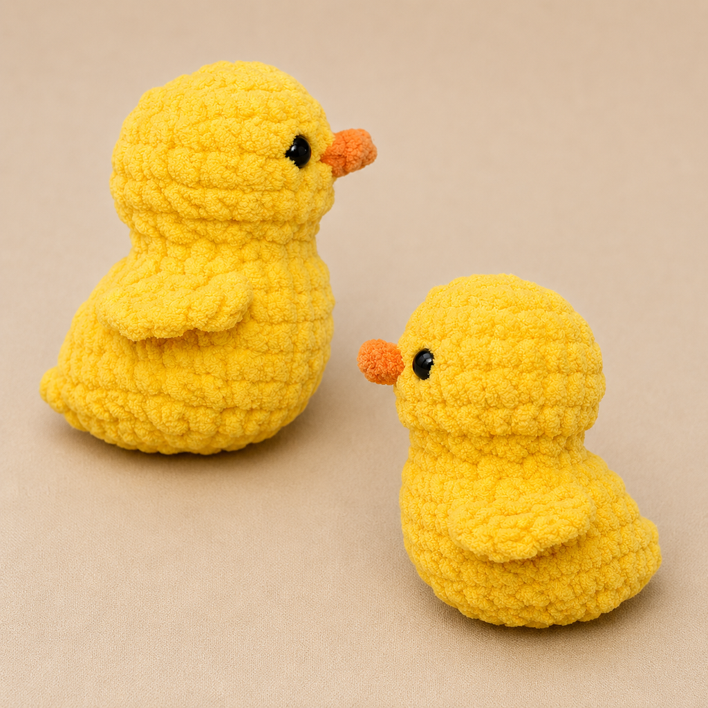 Yellow Duck Crochet Plushie
