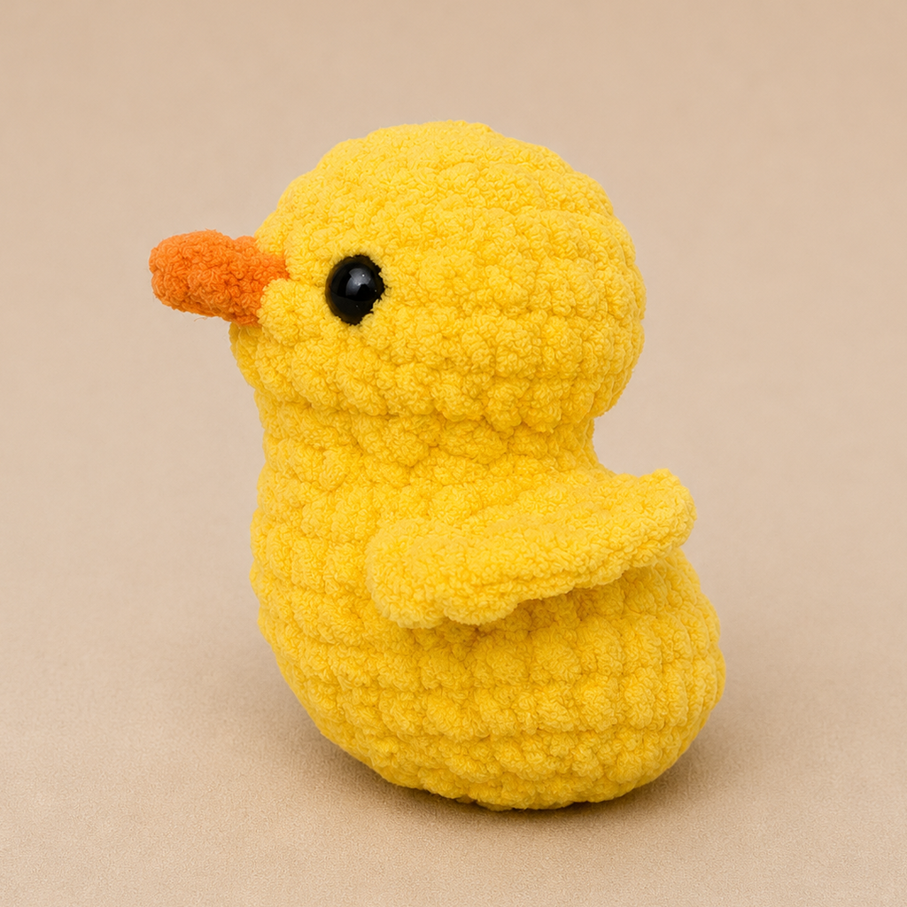 Yellow Duck Crochet Plushie