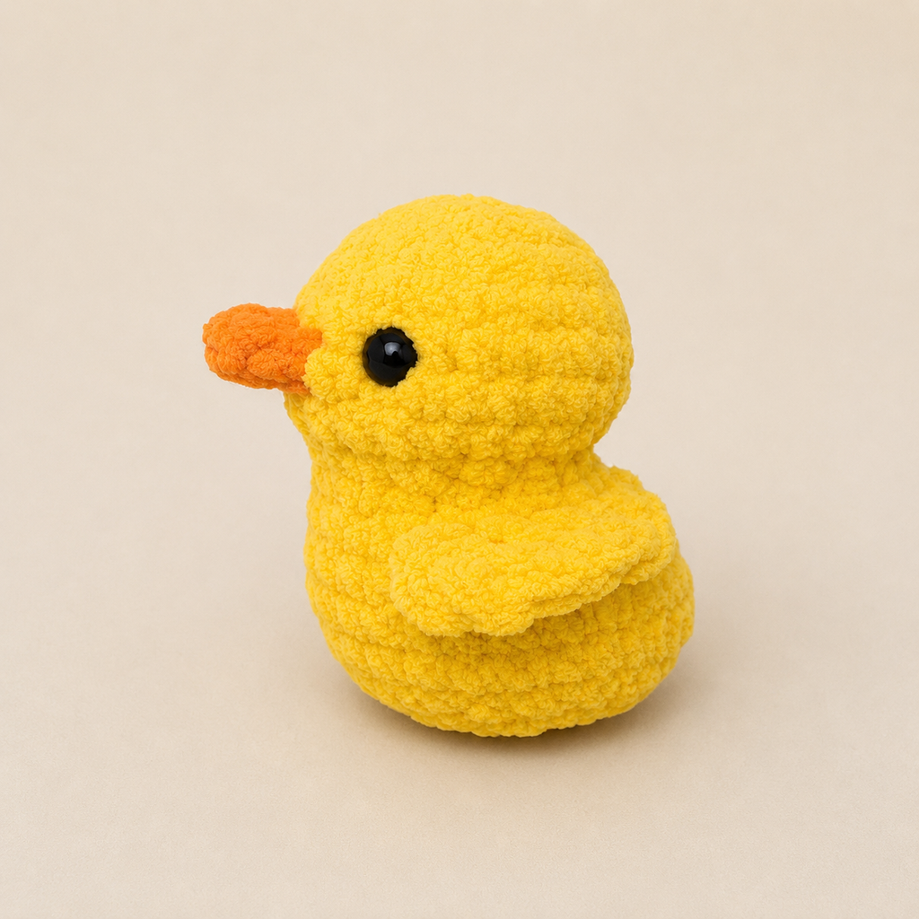 Yellow Duck Crochet Plushie
