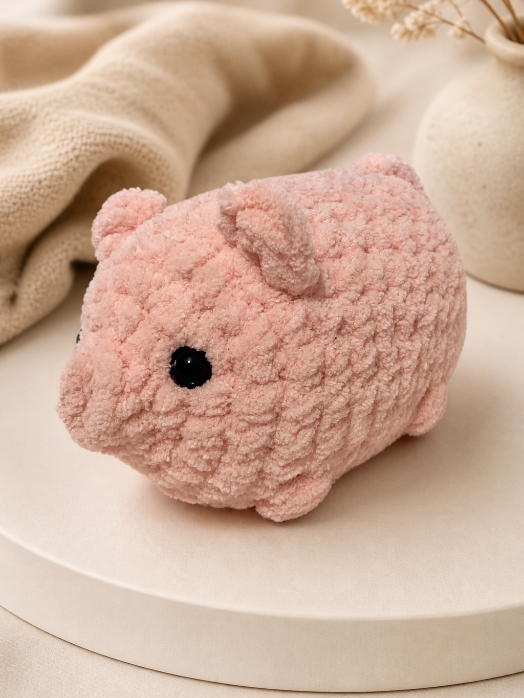 Crochet Pig Plushie