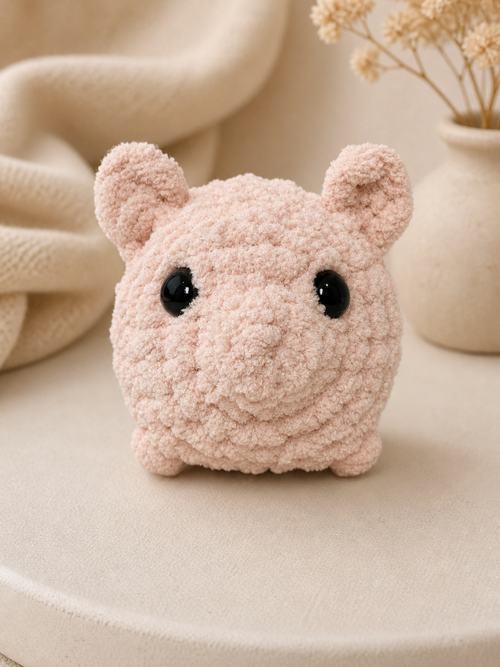 Crochet Pig Plushie