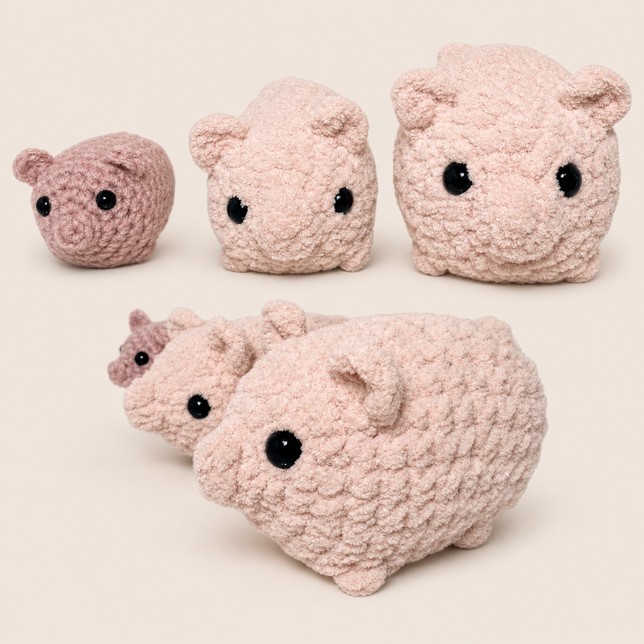 Crochet Pig Plushie