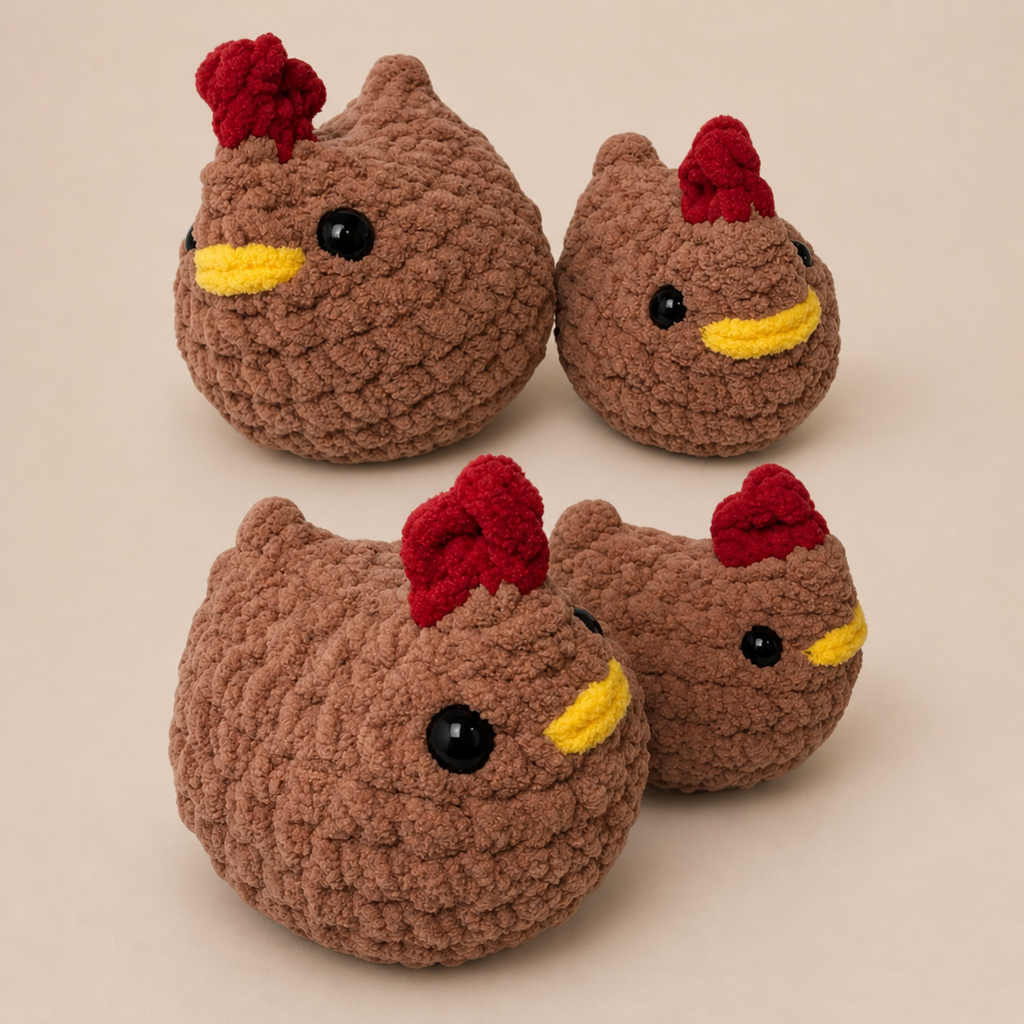 Chicken Crochet Plushie