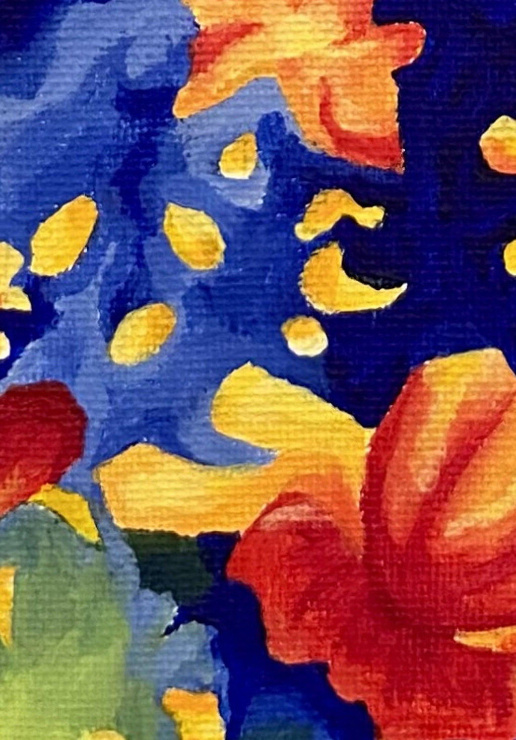 Poppies Acrylic Painting Original